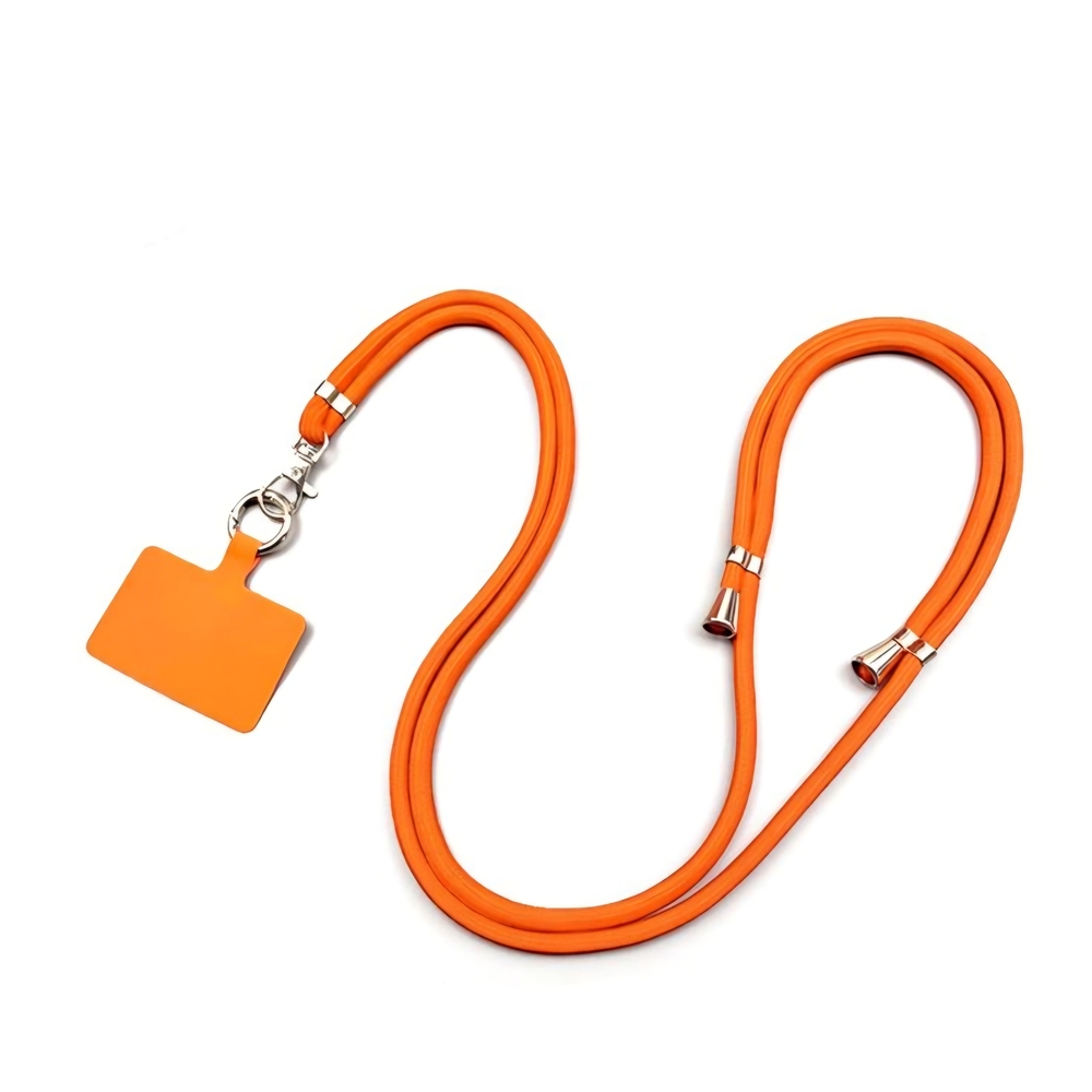 Orange Crossbody Phone Strap Lanyard